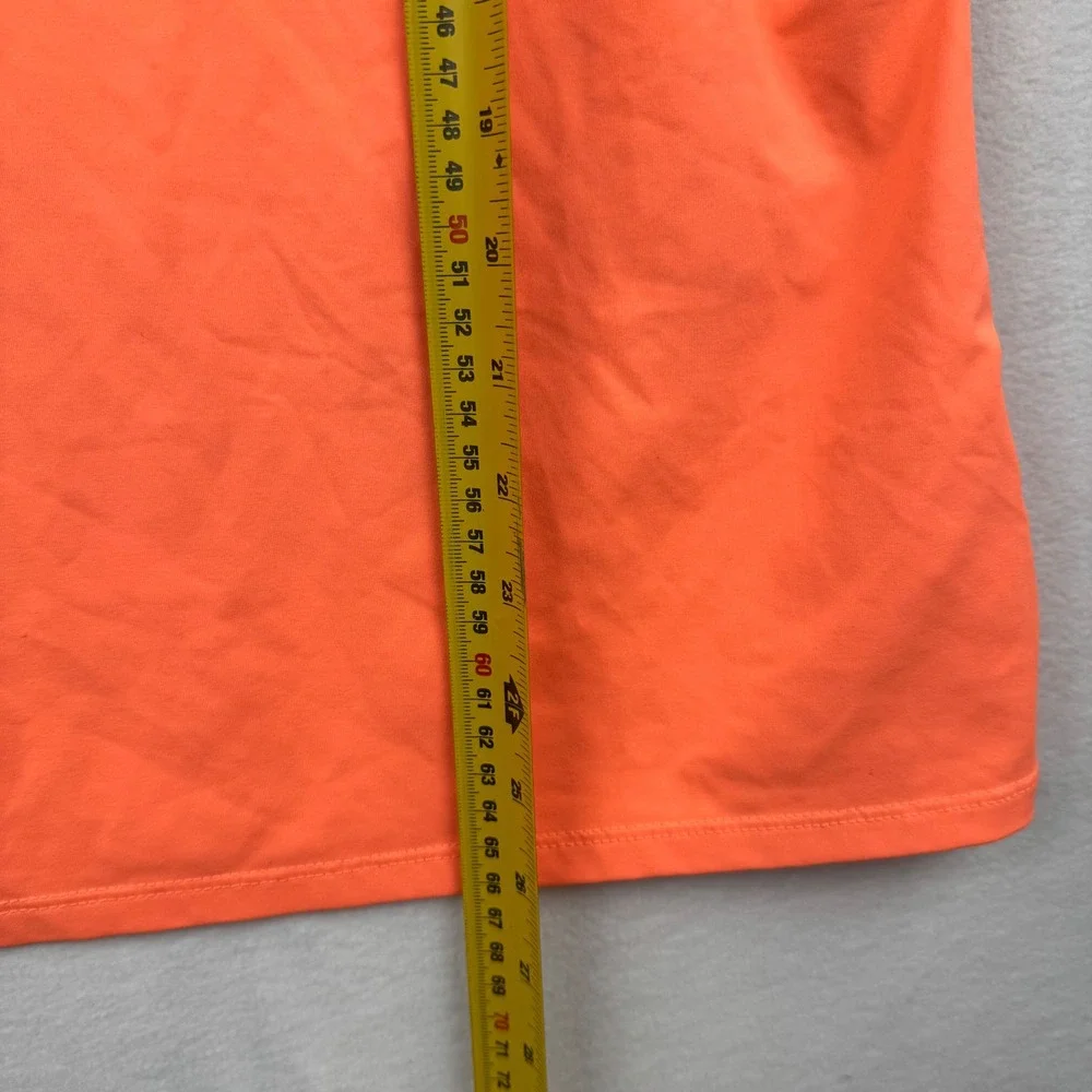 The North Face Womens T Shirt Medium‎ M Orange Purple Logo Short Sleeve Top - Picture 5 of 7